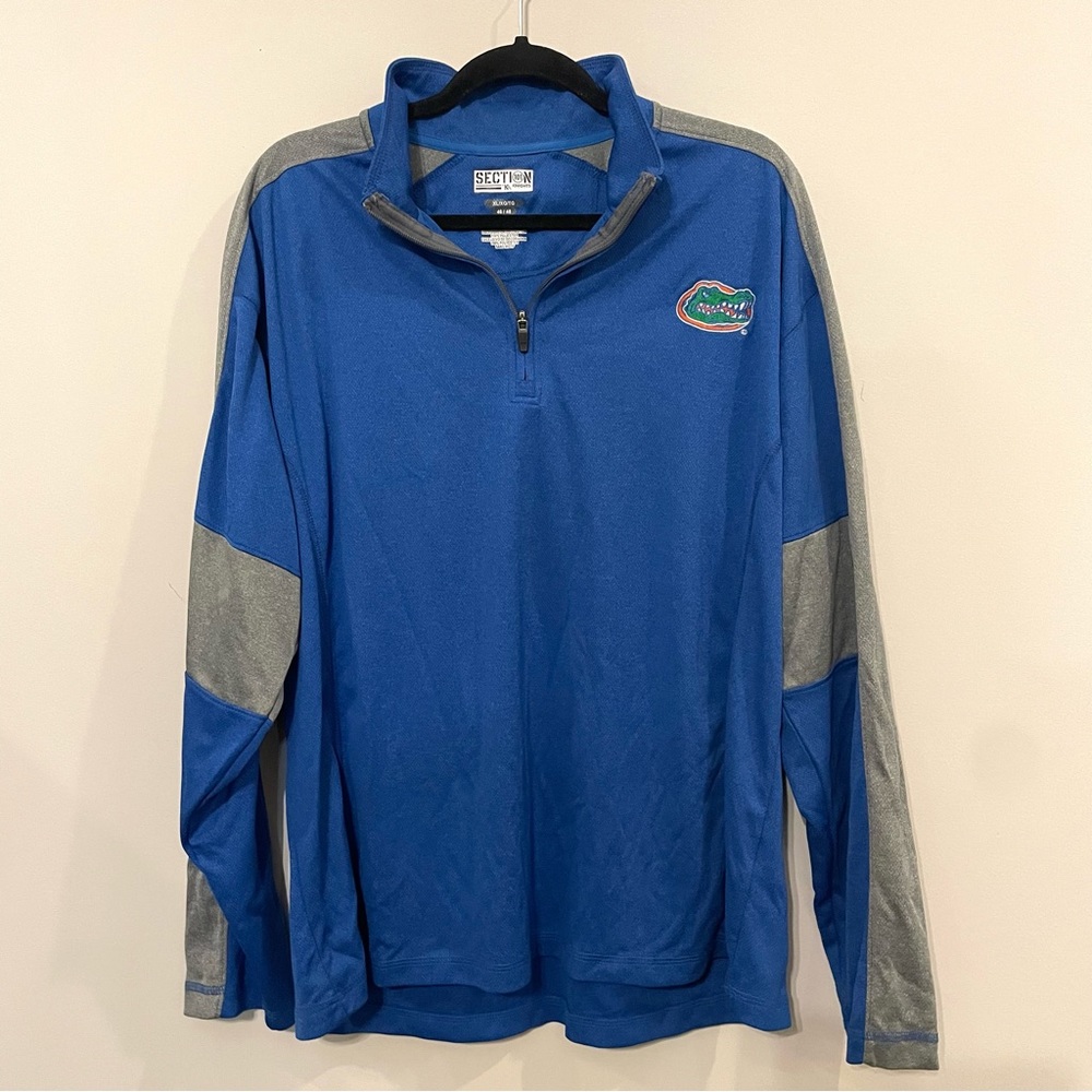 FLORIDA GATORS Long Sleeve Quarter Zip - Size XL